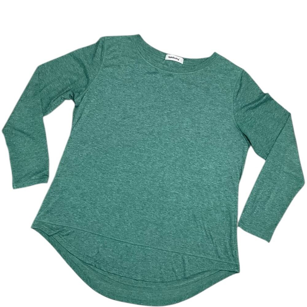 Lamibaby Tunic Green Long Sleeve Top Size XL EUC